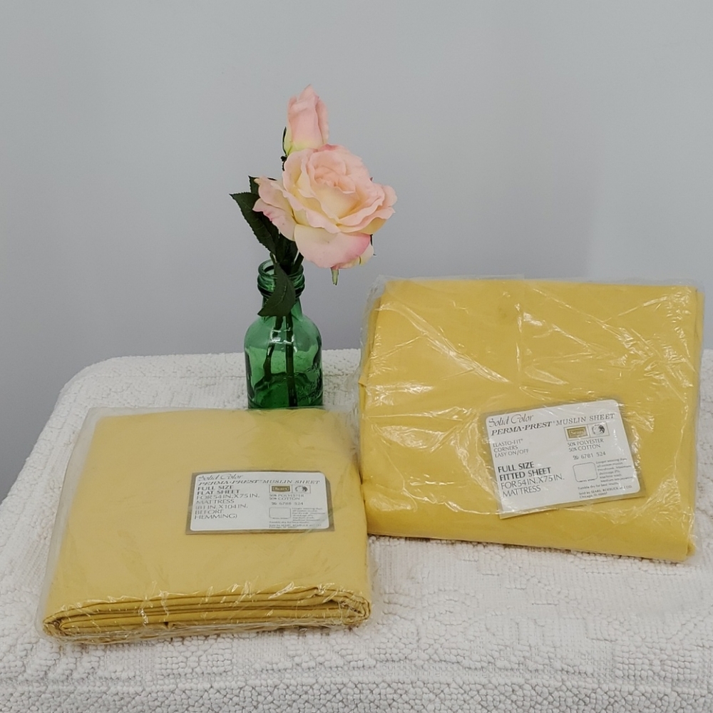 Vintage Sears Full Size Sheet Set